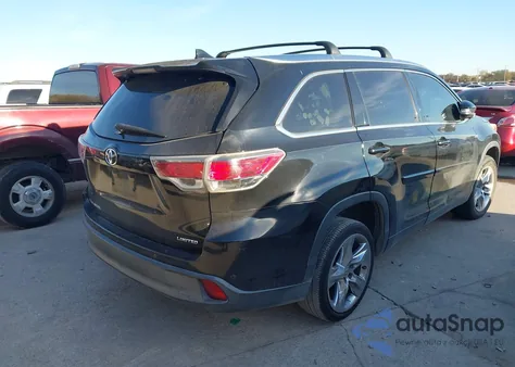 2014 Toyota Highlander Limited V6 из США, поврежденный, VIN 5TDYKRFH1ES024228